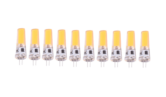 Set 10 x Becuri LED RFAN, G4, Lumina Calda, 3000K, 5W, 220V