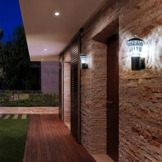 Aplica Exterior, E208016, Material Aluminiu, IP65, 1 X E27, Auriu