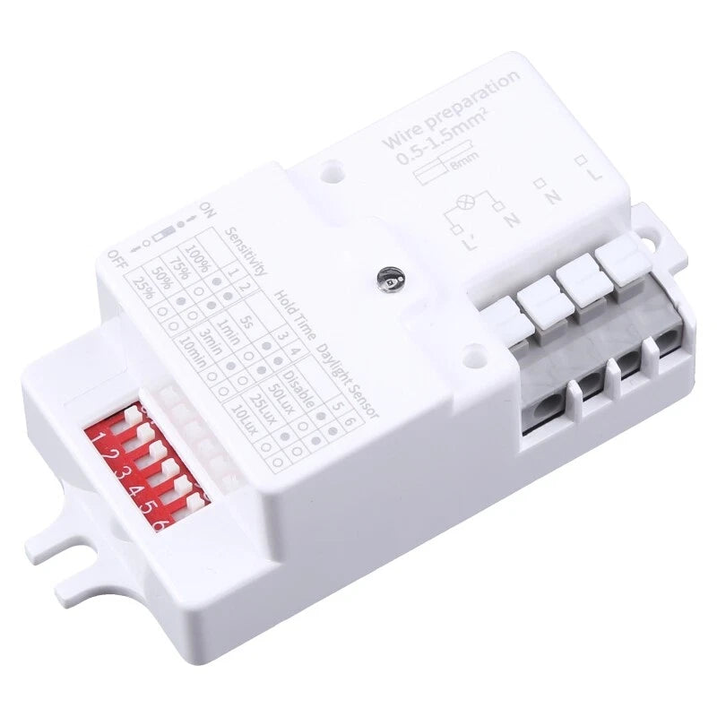Senzor de Miscare Radar Microunde, 360 Grade, Alb – RFAN LED