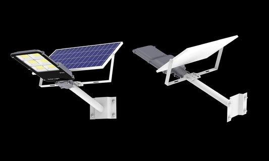 Proiector LED Stradal, Rezistent la Apa IP65, cu Panou Solar, 300W, cu Telecomanda