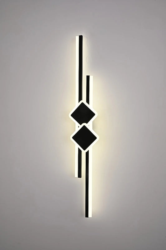 Aplica LED RFAN, Model R9123/650, 3 Tipuri De Lumina, 39W, Negru