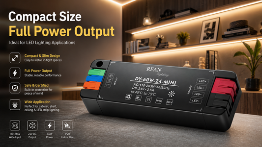 Transformator De Tensiune RFAN, Mini, 60W, 24V, 2.5A