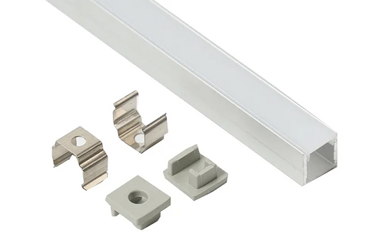 Profil LED Aplicat, 12 x 10, Lungime 2m, Aluminiu