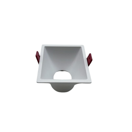 Rama Simpla, 502L-SQ, Pentru Spot Incastrat GU10, Patrata, Alb