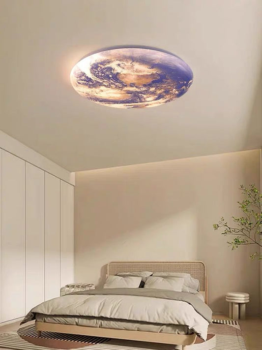Plafoniera LED RFAN, Model Pamant, 48W, Trei Tipuri De Lumina