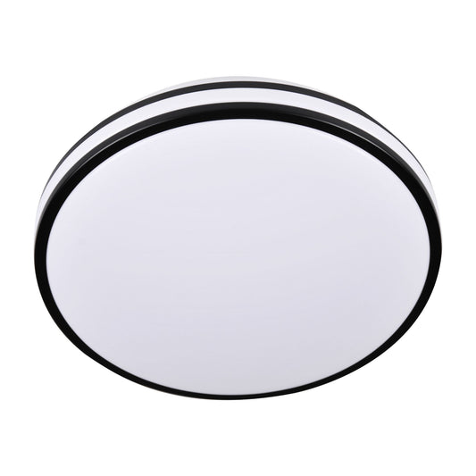 Plafoniera LED RFAN, Rotunda, CCT, 50W, 3 Tipuri De Lumina, Negru