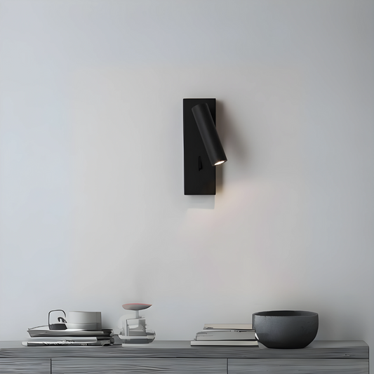 Aplica LED RFAN, Model B230712, Cu Intrerupator si USB, Lumina Neutra, 5W, Negru