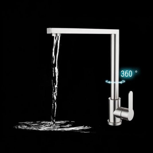 Baterie Lavoar Bucatarie, Rotativa, Inox, Smack