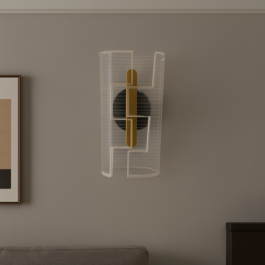 Aplica LED RFAN, Model R9126/240, 3 Tipuri De Lumina, 10W, Negru/Auriu