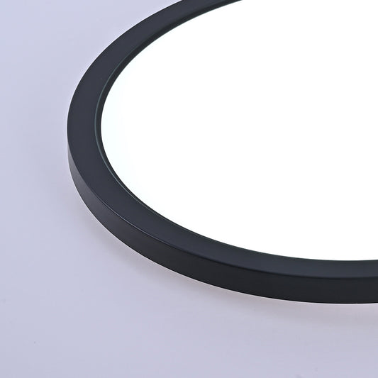 Plafoniera LED RFAN, Rotunda, Slim, 15W, 3 Tipuri De Lumina, Negru