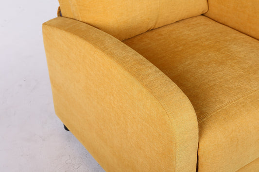 Fotoliu Recliner Premium, Confort Maxim, Design Elegant, Galben