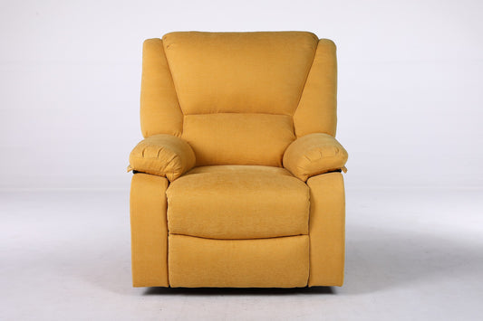 Fotoliu cu Masaj și Încălzire, Recliner Electric, Galben