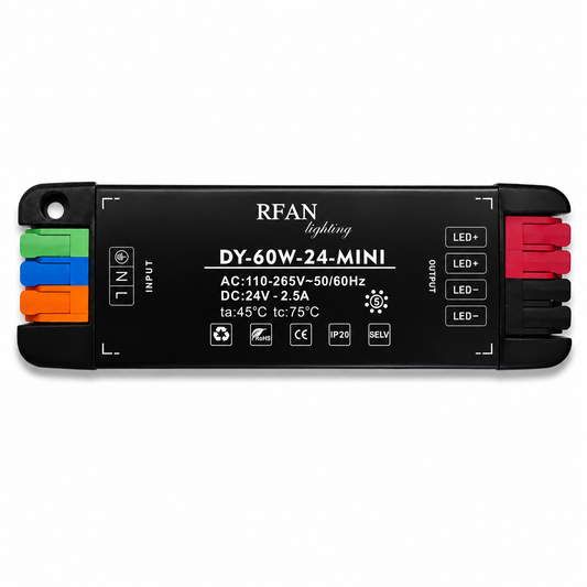 Transformator De Tensiune RFAN, Mini, 60W, 24V, 2.5A