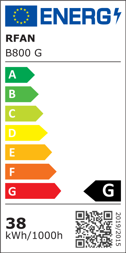 Aplica LED RFAN, Model B800G, 3 Tipuri De Lumina, 38W, Auriu