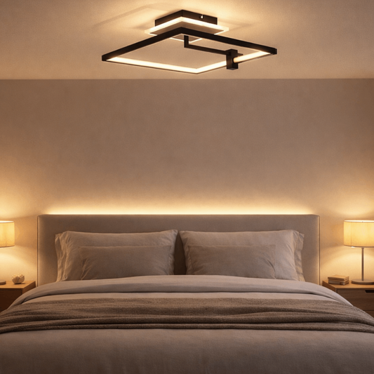 Lustra LED RFAN, Model JX60018-1, Cu Telecomanda, 3 Tipuri De Lumina, Intensitate Reglabila, 55W, Negru
Pret Normal