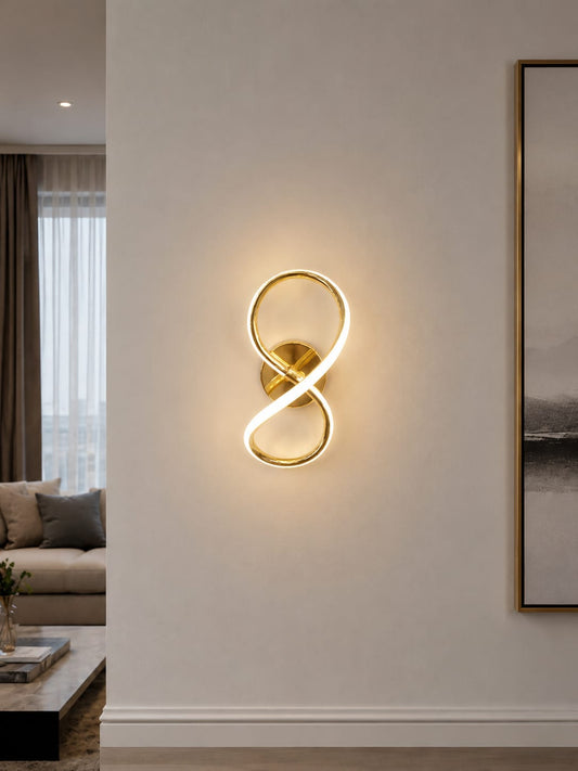 Aplica LED RFAN, Model B818G, 3 Tipuri De Lumina, 28W, Auriu