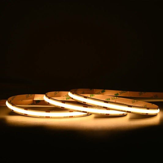 Banda LED COB RFAN, Lumina Calda, 11W/m, 10m/Rola, 24V