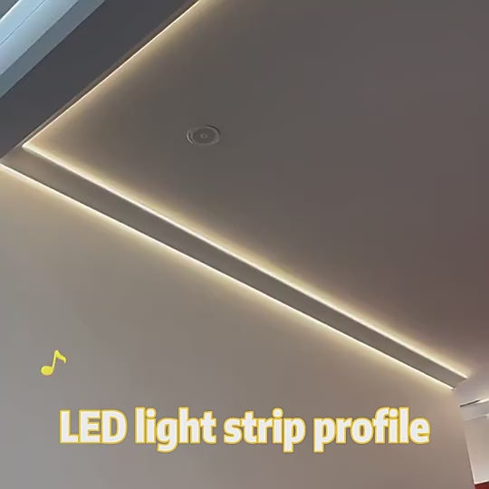 Profil Colt Dublu RFAN, Pentru Banda LED, 3m, Aluminiu