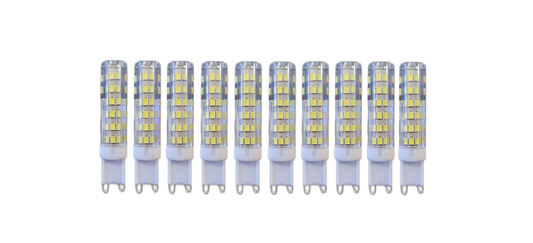 Set 10 X Becuri LED RFAN, G9, 3 Tipuri de Lumina, 3000-4000-6000K, 9W