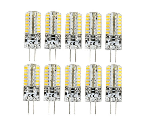Set 10 x Becuri LED RFAN, G4, Lumina Calda, 3000K, 5W, 12V