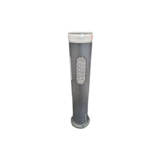 Stalp Iluminat Exterior LED RFAN, Model L638045, 3 Tipuri de Lumina, IP65, 30W, Negru