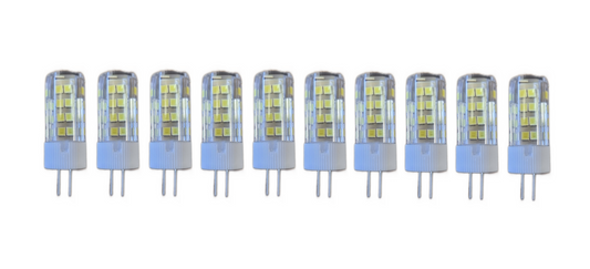 Set 10 x Becuri LED RFAN, G4, Lumina Rece, 6000K, 5W, 220V