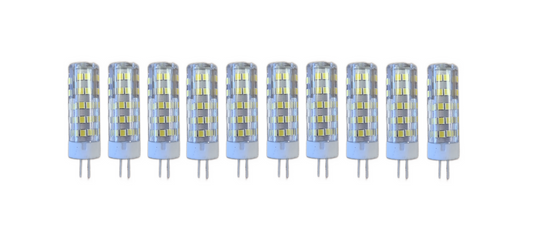 Set 10 x Becuri LED RFAN, G4, Lumina Rece, 6000K, 7W, 220V