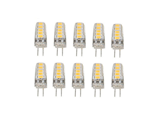 Set 10 x Becuri LED RFAN, G4, Lumina Calda, 3000K, 3W, 220V