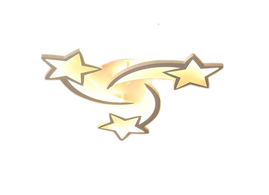 Lustra LED RFAN, Model M213-3, cu Telecomanda, 3 Tipuri de Lumina, Intensitate Reglabila, 72W, Alb