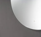 Oglinda LED Rotunda Premium 100×100 cm, Lumina Spate, 3 Tipuri de Lumina – Calda, Rece, Neutra