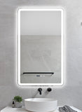 Oglinda LED si Touch, cu Functie Dezaburire si Ceas, 3 Tipuri De Lumina, 60x100 cm, J169 Smack