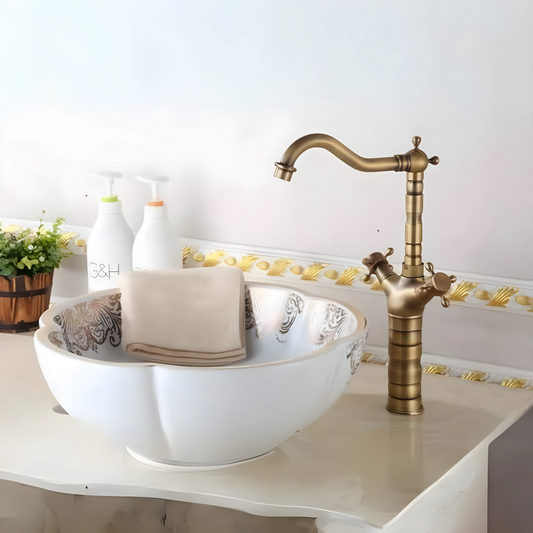 Baterie Lavoar Inalta, Bronz Antichizat, Smack