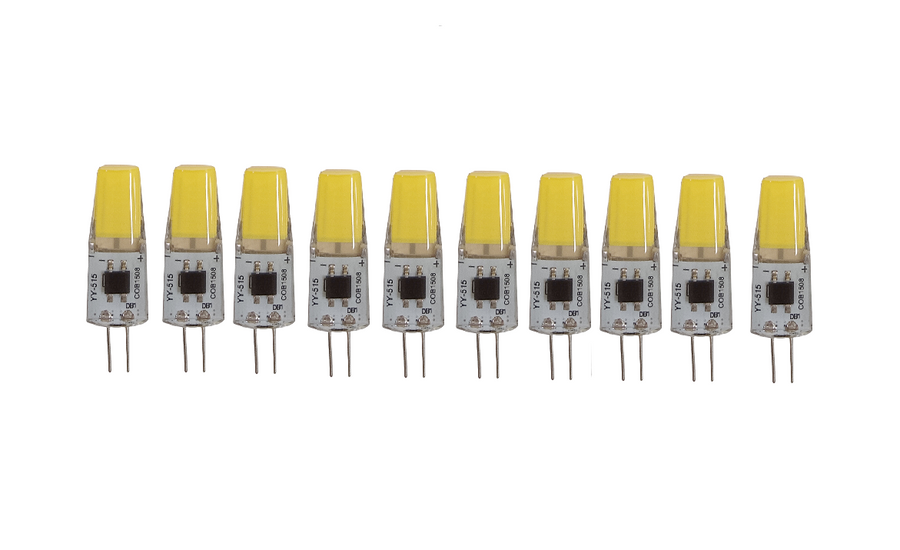 Set 10 x Becuri LED RFAN, G4, Lumina Rece, 6000K, 3W, 220V