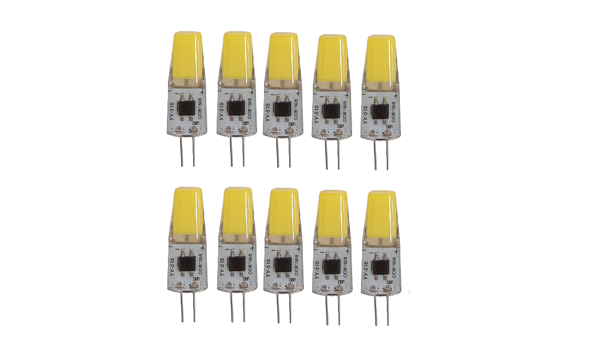 Set 10 x Becuri LED RFAN, G4, Lumina Calda, 3000K, 3W, 12V