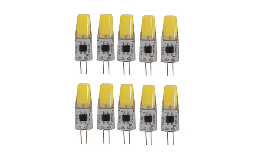 Set 10 x Becuri LED RFAN, G4, Lumina Rece, 6000K, 3W, 12V