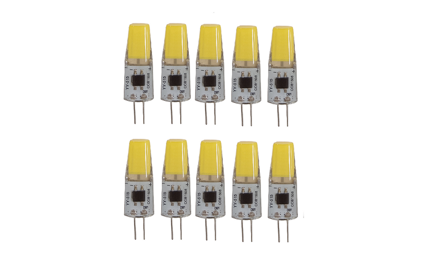 Set 10 x Becuri LED RFAN, G4, Lumina Rece, 6000K, 3W, 12V