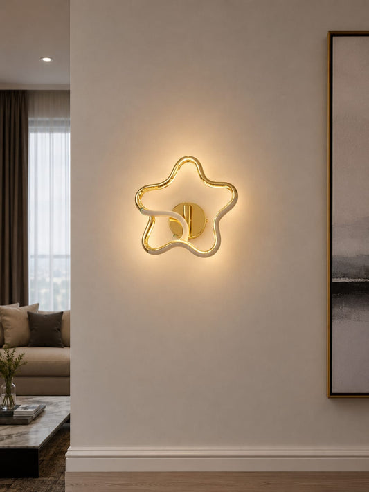 Aplica LED RFAN, Model B815G, 3 Tipuri De Lumina, 32W, Auriu