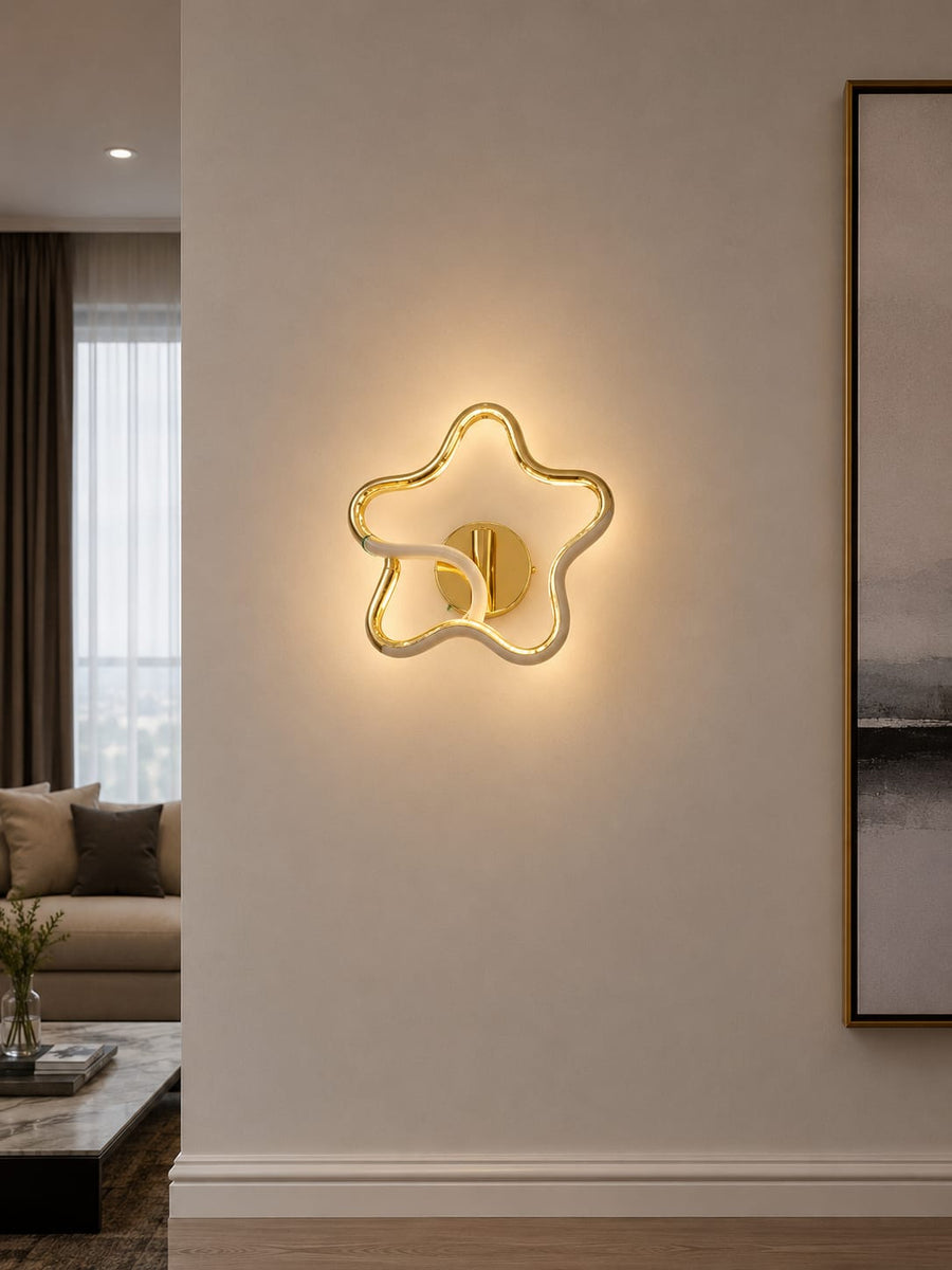Aplica LED RFAN, Model B815G, 3 Tipuri De Lumina, 32W, Auriu
