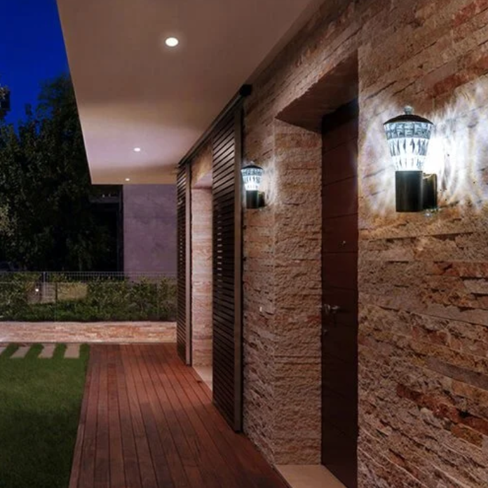 Aplica Exterior, E208016, Material Aluminiu, IP65, 1 X E27, Auriu