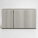 Set Mobilier Baie LED 100 cm cu Lavoar Ceramic și Dulap cu Oglindă LED, Gri Deschis