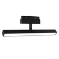 Banda LED Reglabila Sina Magnetica Incastrata, Lumina Calda, 24W, Negru