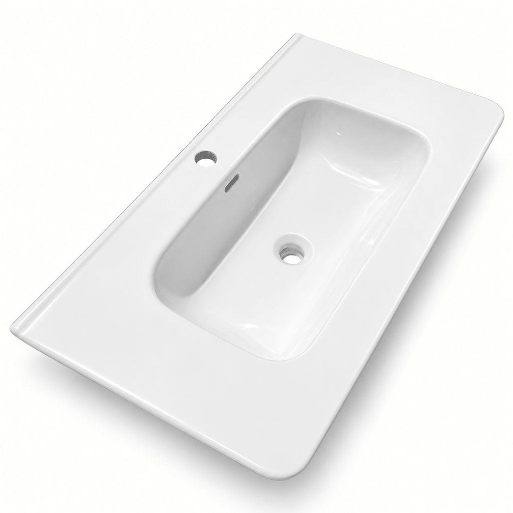 Set Mobilier Baie LED 100 cm cu Lavoar Ceramic și Dulap cu Oglindă LED, Gri Deschis