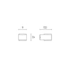 Aplica Exterior, Model 99820/02, Material Aluminiu, IP54, Lumina Neutra, 8W, Alb