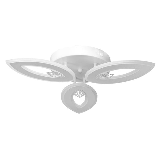 Lustra LED RFAN, Model M236-3, cu Telecomanda, 3 Tipuri de Lumina, Intensitate Reglabila, 96W, Alb