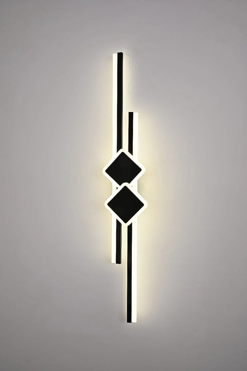 Aplica LED RFAN, Model R9123/650, 3 Tipuri De Lumina, 39W, Negru