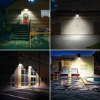 Proiector LED, cu Panou Solar si Telecomanda, Rezistent la Apa IP65, 300W, Gri