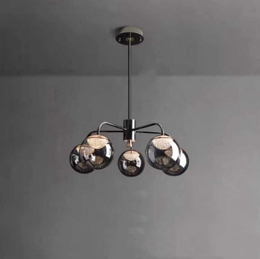 Lustra RFAN, Model 5970-5, Cu Abajururi, 5 X E27, Crom