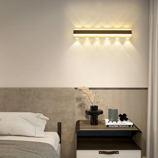 Aplica LED RFAN, Model B121/400, 3 Tipuri De Lumina, 24W, Alb/Negru