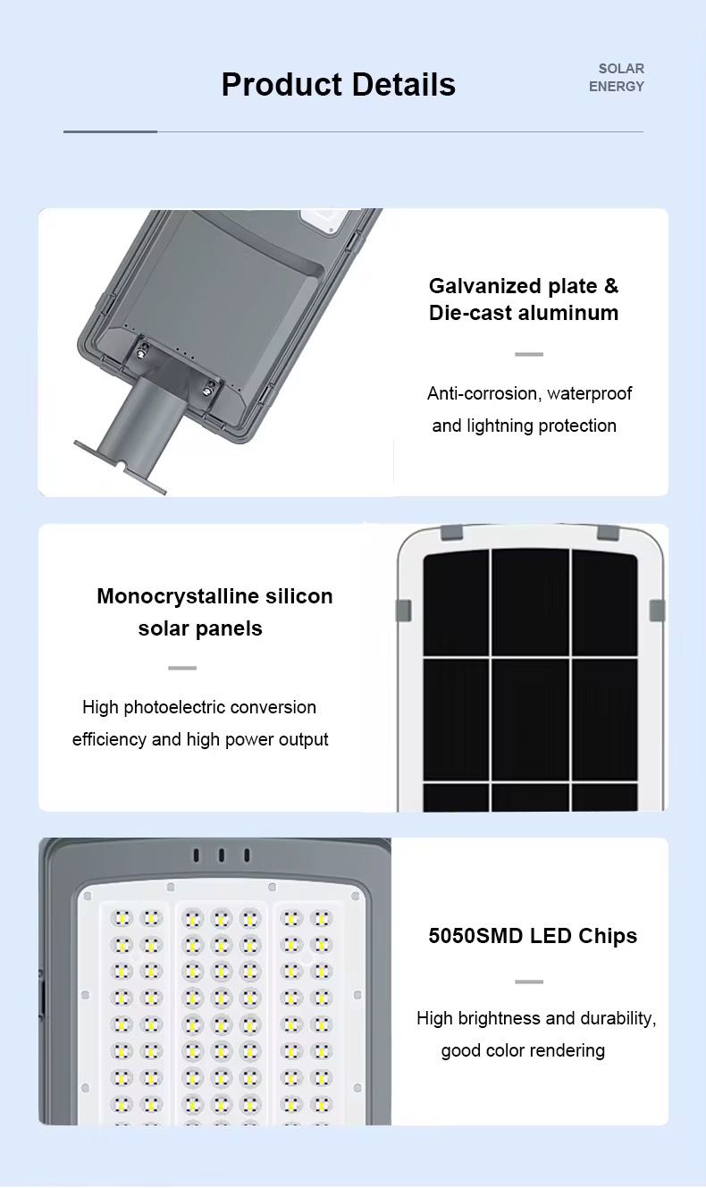Proiector LED Stradal, Cu Telecomanda, Rezistent la Apa IP65, cu Panou Solar, 400W, YC-LH002