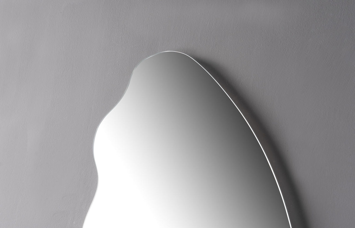 Oglinda LED Asimetrica Premium 60×100 cm, Touch, 3 Tipuri Lumina – Calda, Rece, Naturala